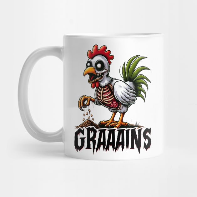 Undead Zombie Chicken Grains by cyryley